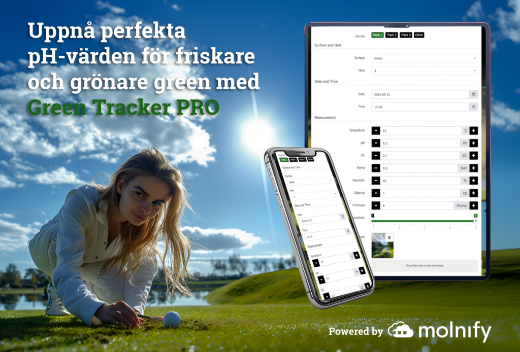 Molnify Green tracker apps in mobile and tablet